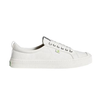 Cariuma Womens Cariuma OCA Low 100103W01W Sneaker Off-White Canvas Casual Shoe HAWK1670