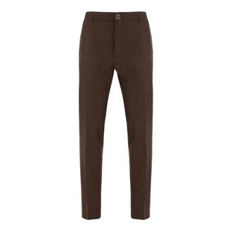 Jacob Cohen Broeken, Heren, Bruin, W36, Wol, Stretch Wool Pants