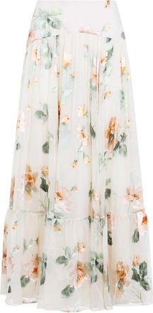 Zimmermann Carousel Burnout Midi Skirt