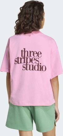 adidas T-Shirt ADIDAS SPORTSWEAR W 3SS GFX TEE2, Damen, Gr. XXL, st tropic bloom, Obermaterial: 100% Baumwolle, Rundhals, Shirts T-Shirt