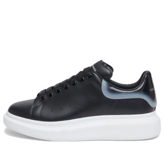 Alexander McQueen Larry Leather Sneakers Black White 777367WIE9G1081