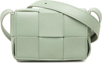 Bottega Veneta Pre-owned Bottega Veneta Candy Nappa Intrecciato Cassette Crossbody Unisex GX0I9LQZKWNXLCHN