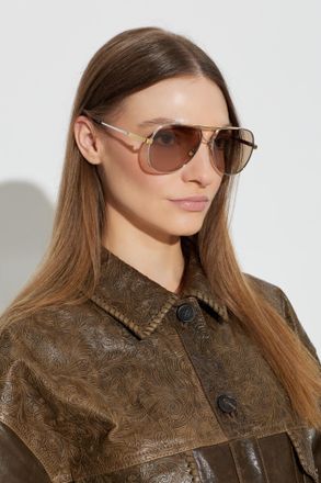 Golden Goose Sunglasses, Unisex, Gold