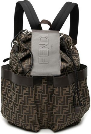 Fendi Pre-owned Fendi Large Zucca Canvas Strike Backpack Unisex RDXVCGH62IWX0RUM