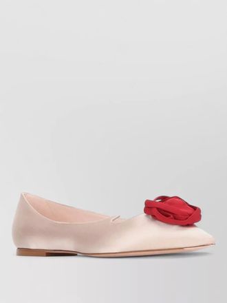 Roger Vivier cotton ballerina shoes