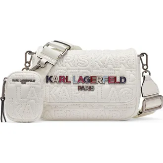 Karl Lagerfeld Voyage Crossbody in White Multi at Nordstrom