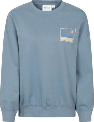 Mountain Warehouse Dames Tidal Wave Relaxed Fit Sweatshirt (Blauw)
