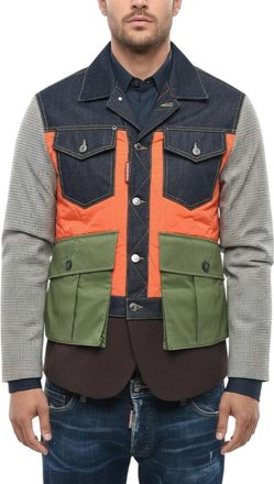Dsquared2 Multicolor Color Block Jacket