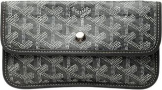 Goyard Pre-owned Canvas Pouch - Dames - Vintage Clutch - Grijs - ONE Size - Vintage