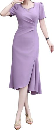 Burryco Short Sleeve Midi Dress