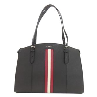 Bally Black Leather Tote Bag (Pre-Owned)