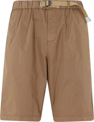 White Sand Cotton Bermuda Shorts - Heren - Korte Broeken - Bruin - M - Katoen - Korte Broeken