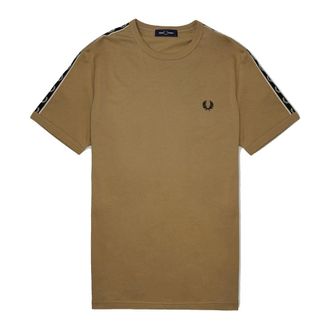 Fred Perry Hombre, Camisetas, Marr&oacute;n, Talla: XL