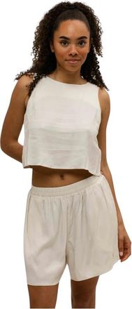 Guess Tops, Dames, Beige, S, Zoe Leaf Set
