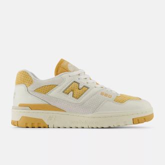 New Balance Mens New Balance 550 BB550LEA Sea Salt Dried Apricot Lifestyle Shoes TF8436