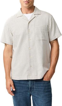 Rodd & Gunn East Gore Camp Shirt in Natural at Nordstrom, Size Xxx-Large
