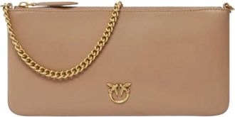 Pinko Mujer, Bolsos, Beige, Talla: ONE Size
