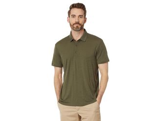 Icebreaker 150 Tech Lite III Short Sleeve Polo Mens Clothing Loden : LG, Wool