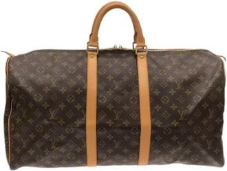 Louis Vuitton Pre-owned Boston Bag - unisex - Vintage Weekendtas - Bruin - ONE Size - Vintage