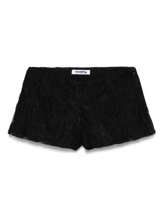 Vivetta lace shorts - Black