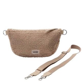 s.Oliver teddy crossbody tas bruin