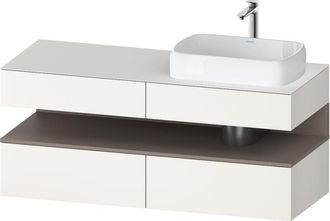 Duravit Qatego Consola Mueble Bajo Lavabo, 2 Extensiones, 2 - Duravit