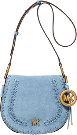 Michael Kors Crossbody Bags - Md Saddle Flap Msgr - blue - Crossbody Bags for ladies