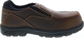 Skechers Mens Vicksburk Rubustle Composite Toe Slip On Work Shoes In Dark Brown