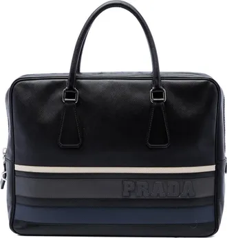 Prada Pre-owned Prada Saffiano Lux Letterman Briefcase Ladies Y9I9SBGD1RZXB3MQ