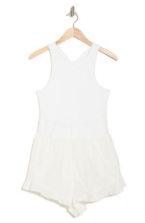 Free People Movement Breatheless Romper in White at Nordstrom Rack, Size X-Large