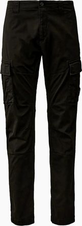 C.P. Company Mens Stretch Satin Lens Cargo Pants - Black - Size: 36