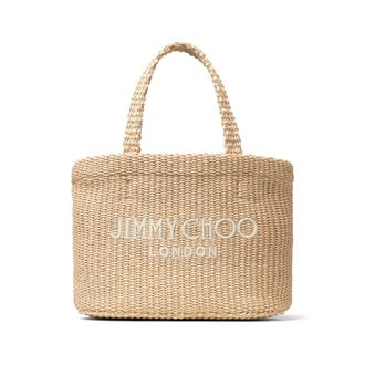 Jimmy Choo London Mini Logo-embroidered Beach Bag