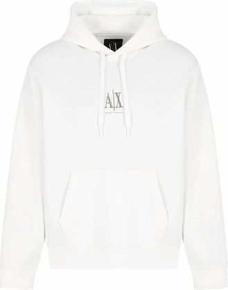 A|X Armani Exchange Hoodie - Heren - Hoodies - Wit - L - Hoodies & sweatvesten