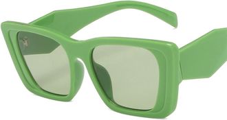 Generic Cat Eye Large Frame Sunglasses Fashion Box Retro Sunglasses for Men and For Women