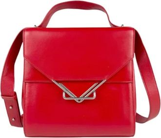 Bottega Veneta Pre-owned Handbags, female, Red, Size: ONE SIZE Pre-owned Leather handbags