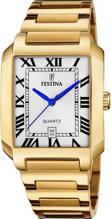 Festina F20678-1 Mens On The Square Watch - Gold - One Size