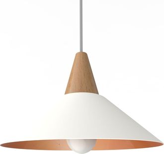 Lumicom Lumicom - Funnel L&aacute;mpara De Techo 25 Blanco Hoja