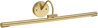 Netlighting Alton LED 1 Light Large Picture Wall Light Brass