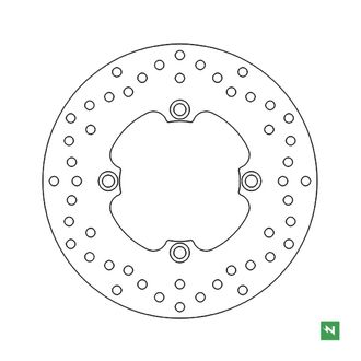 OEM Disco De Freno Trasero Newfren Para Honda Xl 600/650/700v Transalp 91-07 Cb 500 97-05 Cb750 92-02 Cb 900 Hornet 02-07 Buell 93-10 (todas De 1200 Cc) (
