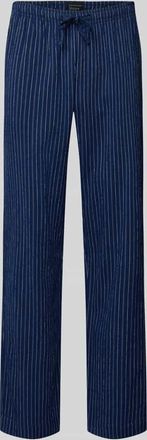 Schiesser Relaxed Fit Pyjama-Hose mit Viskose-Anteil in Marine, Gr&ouml;&szlig;e 48