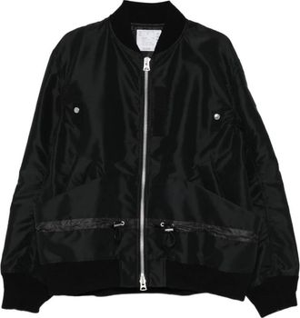 sacai Stijlvolle buitenkleding jas - Heren - Bomber jackets - Zwart - XL - Jassen