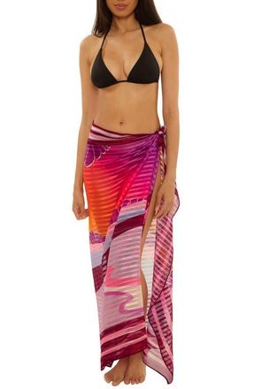 Trina Turk Rhodes Woven Cover-Up Pareo in Multi at Nordstrom