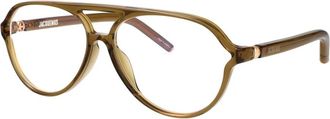 Jacquemus Pastro Optisch Montuur - unisex - Brillen - Bruin - 57 MM - Accessoires