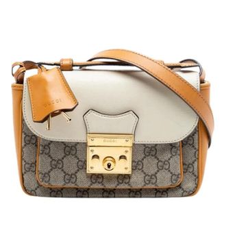 Gucci Pre-owned Cross Body Bags, female, Multicolor, Size: ONE SIZE Pre-owned Vintage Satchel