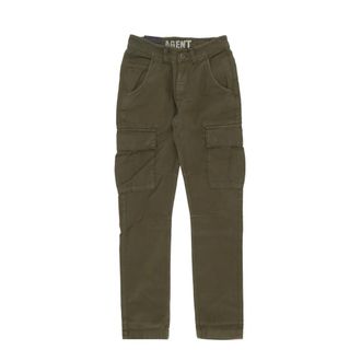 Alpha Industries Donkere Olijf Cargo Broek Mannen - Heren - Slim Fit Broeken - Groen - W28 - Katoen - Broeken
