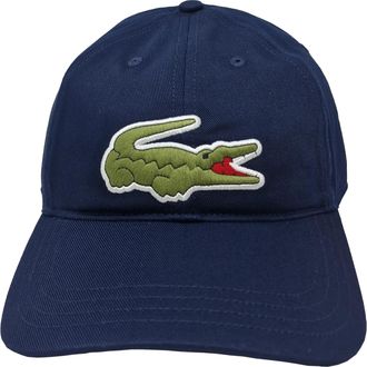 Lacoste RK9871 Logo Cap in Blue Marine