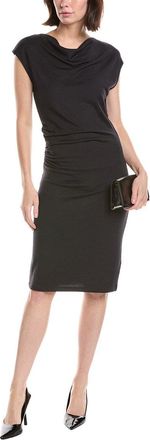 Vince Cowl Neck Side Drape Dress