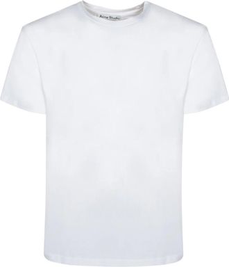 Acne Studios T-shirt - Regular fit - Heren - T-shirts - Wit - S - Katoen - Tops