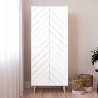 Seconique Dixie 2 Door Wardrobe in White