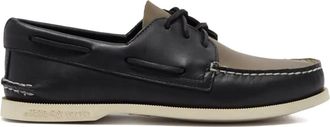 Sperry Top-Sider Mocassini da barca A/O 3 Eye Black/White - Nero
